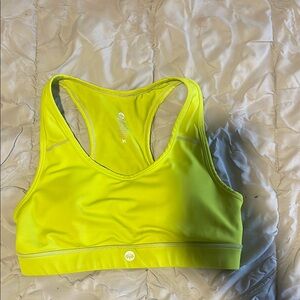 Bright Yellow Sports Bra